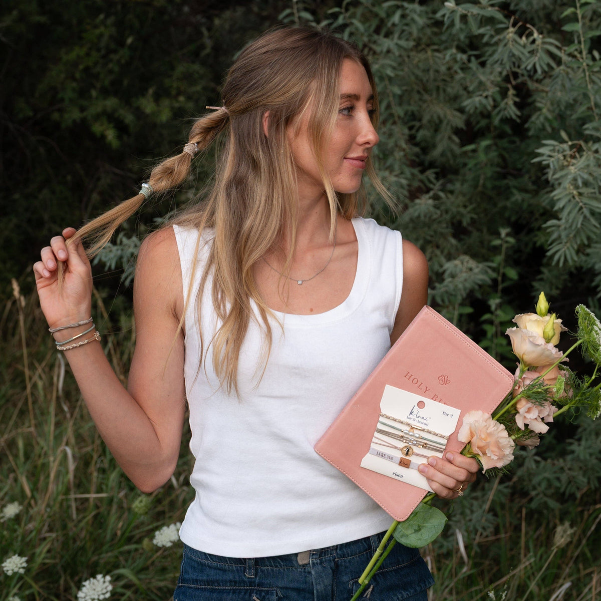 "Risen" Warm Neutrals Hair Tie Bracelets