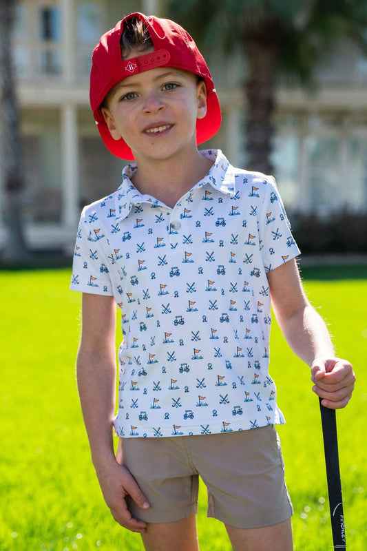 YOUTH Performance Polo - Hole In One