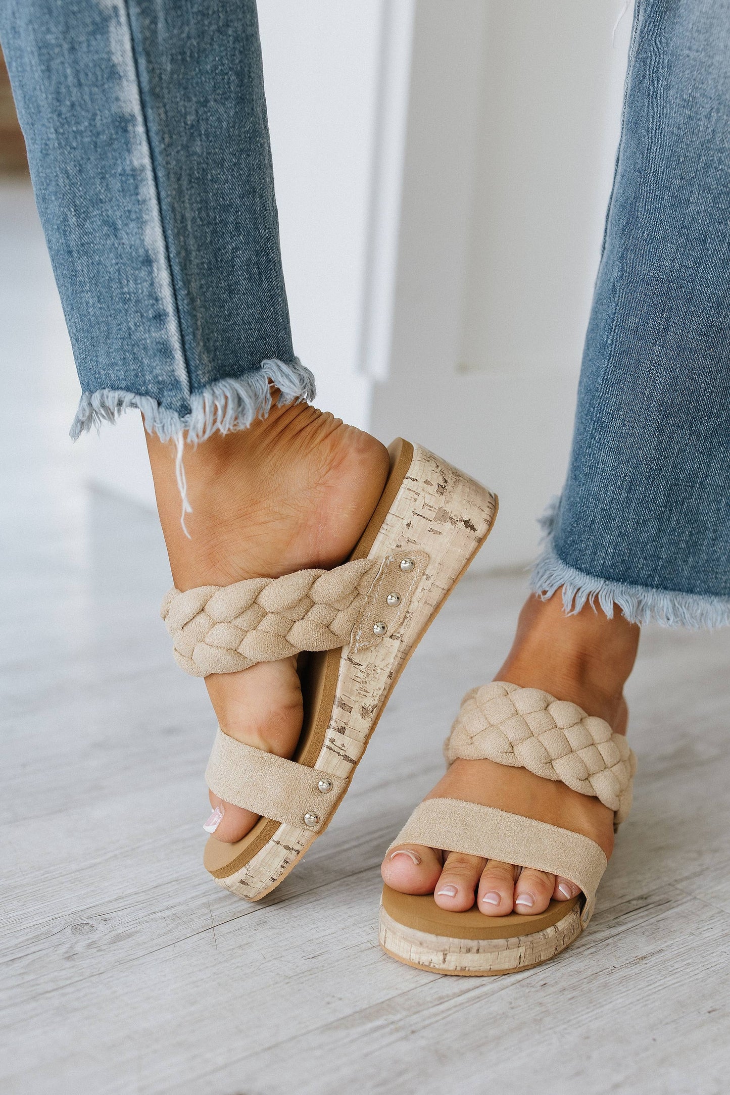 Dewi Braided Platform Sandals