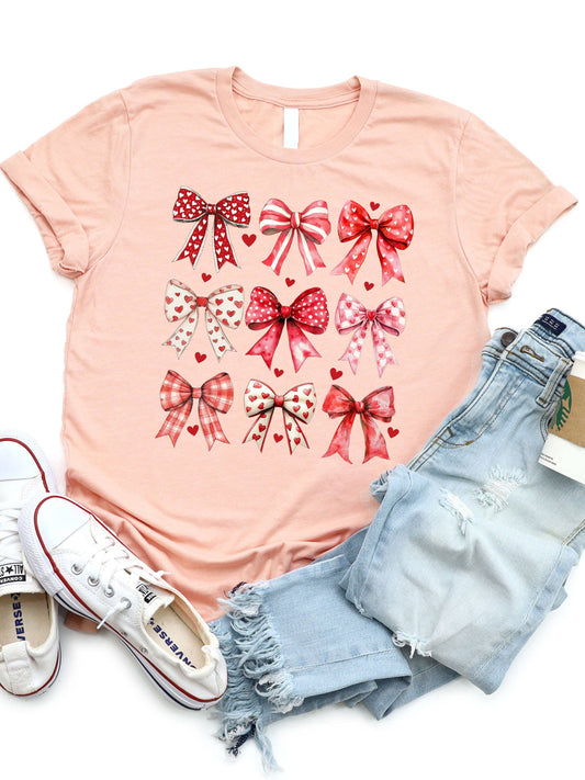 Valentine Bow Tee