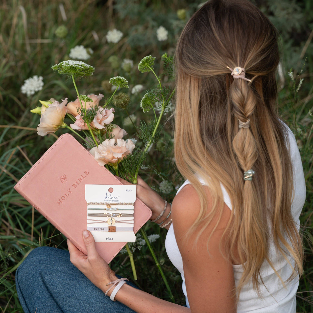 "Risen" Warm Neutrals Hair Tie Bracelets