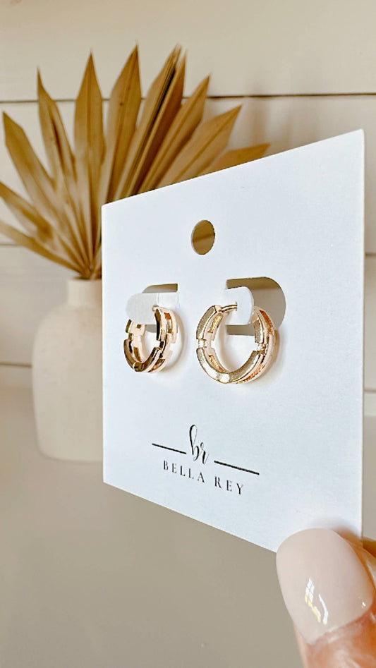 Gold Hoop Earrings