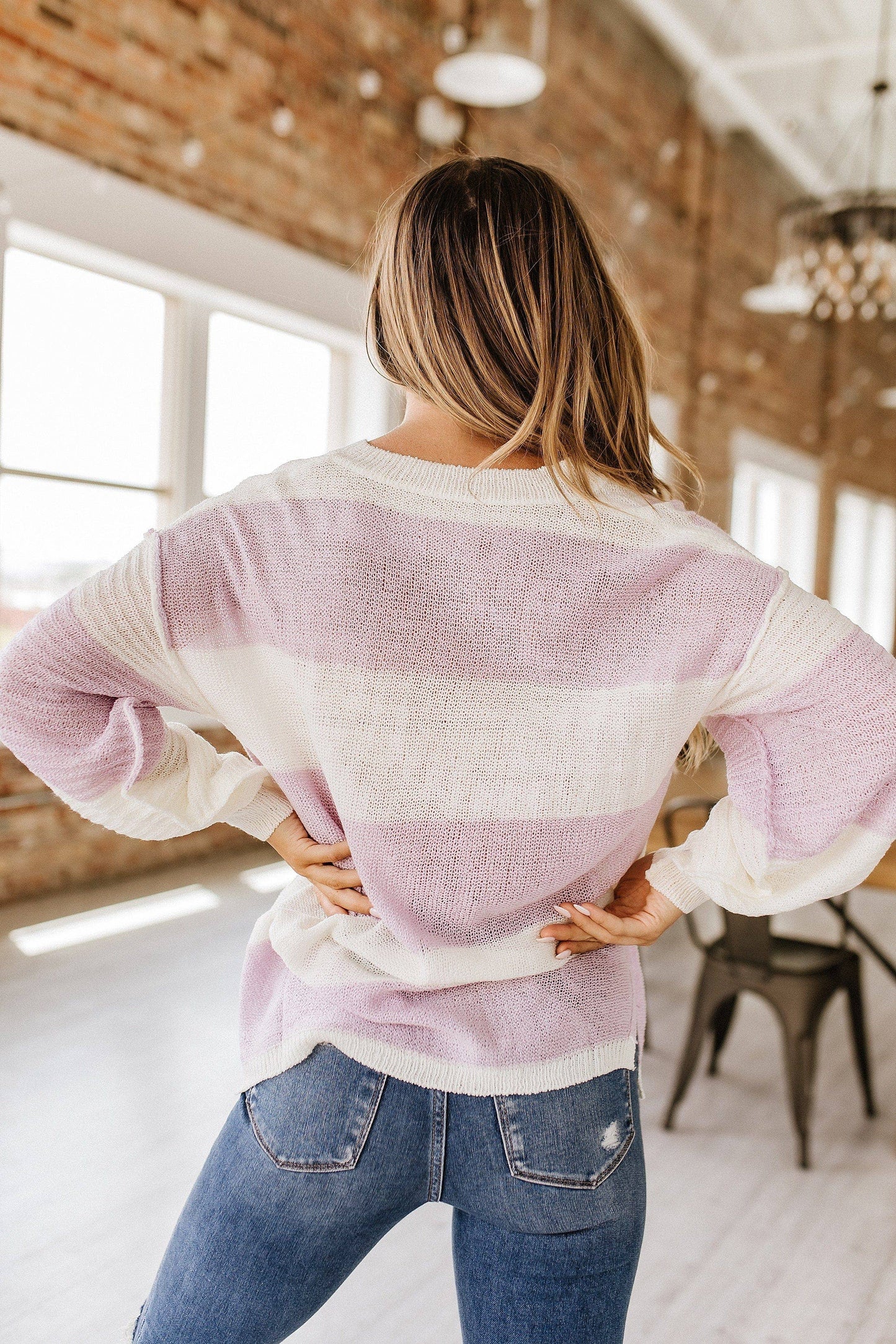 Aila Striped Sweater