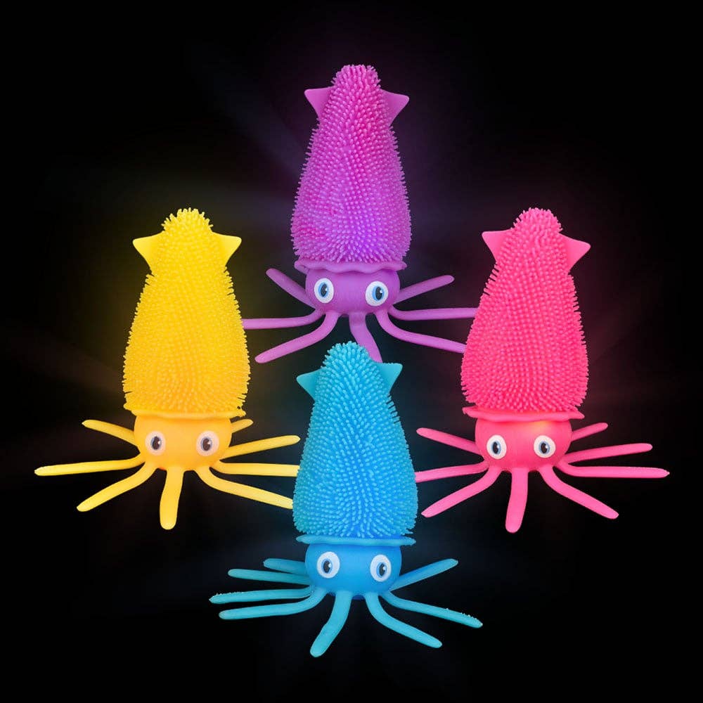 7" Light-Up Squid Puffer