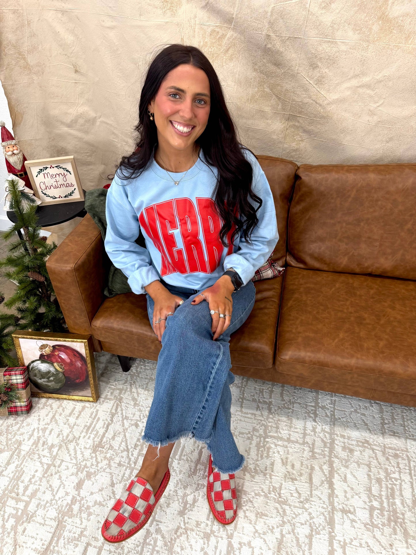 Oversized Merry Sweatshirt