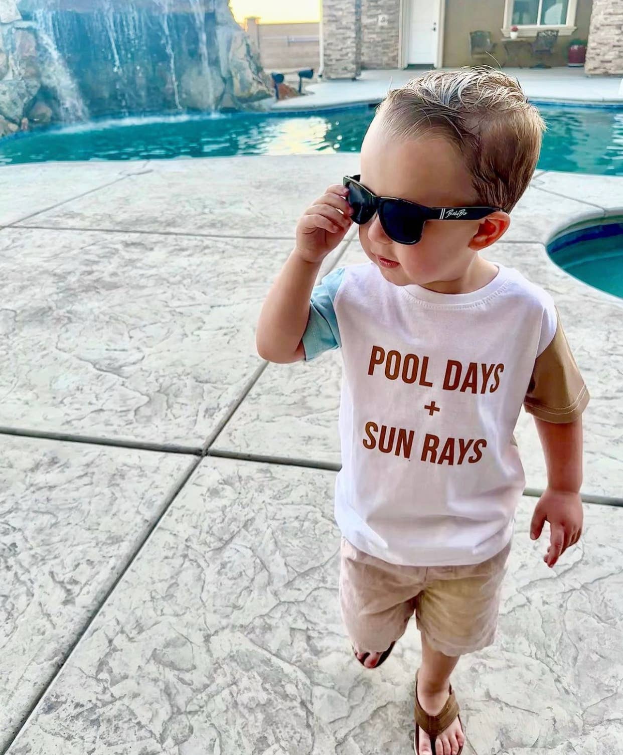 Pool Days + Sun Rays Youth TShirt