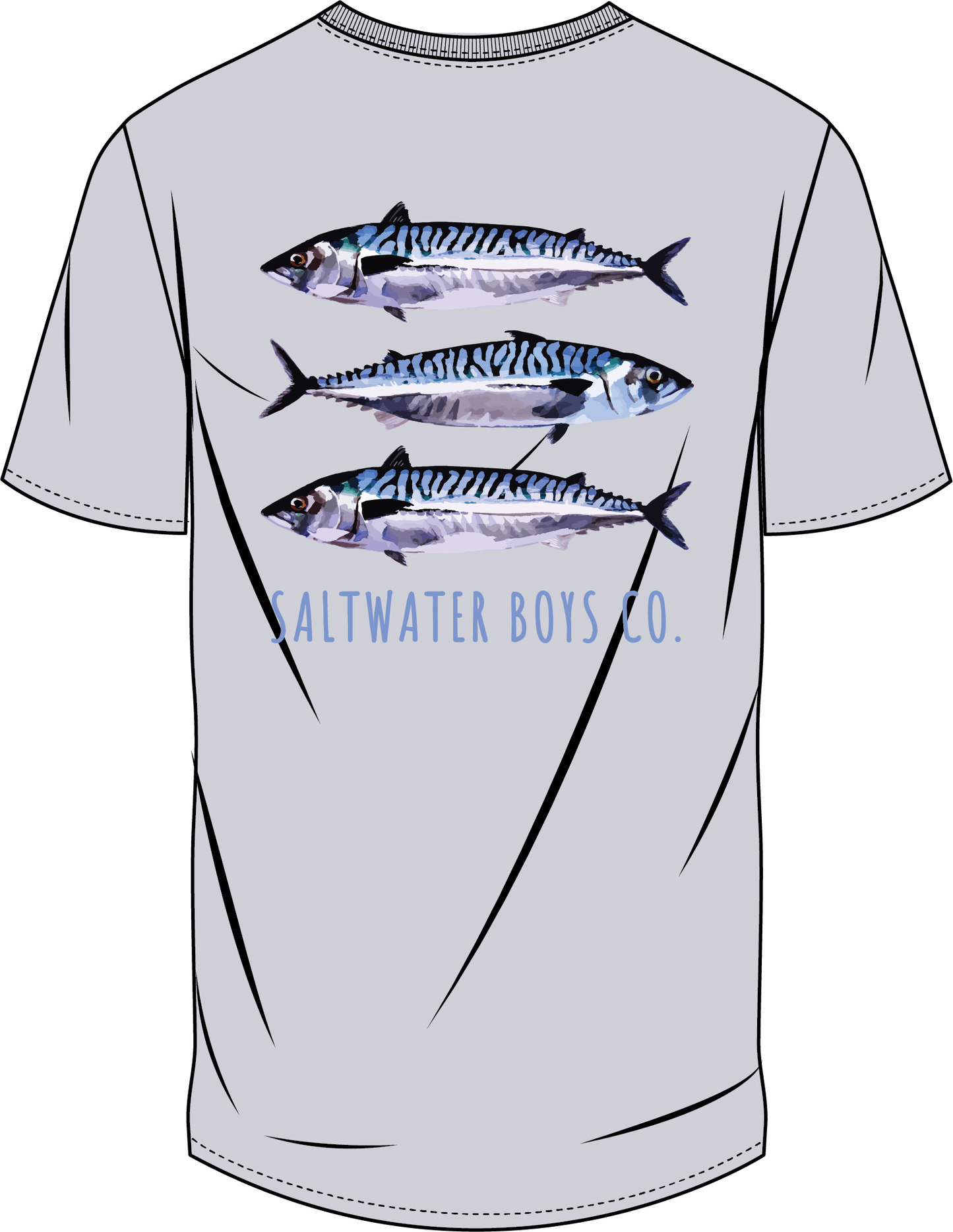 Youth SPANISH MACKEREL SS POCKET TEE