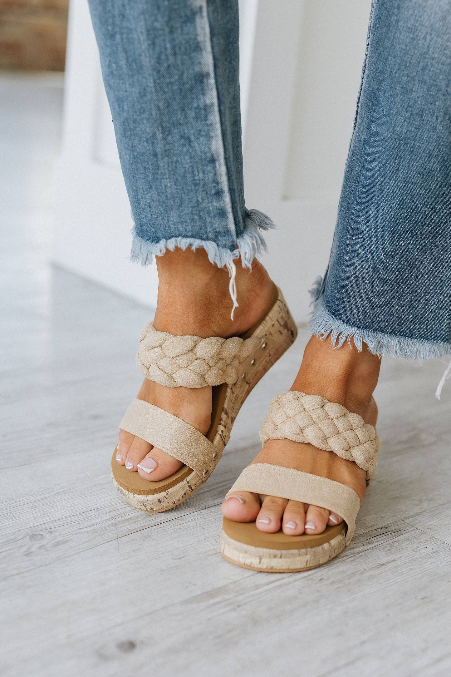 Dewi Braided Platform Sandals