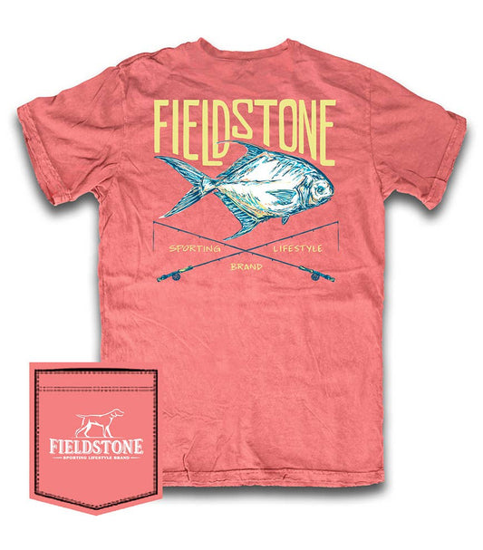 Pompano Logo Tee