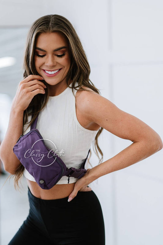 Plum Belt Bag