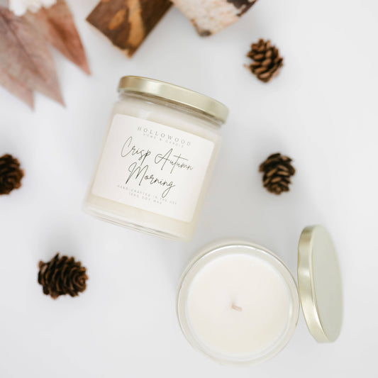 Crisp Autumn  Morniing Candle