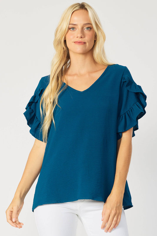 TULIP V NECK TOP