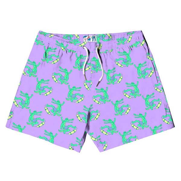 Mens Crocodile Swim Trunks