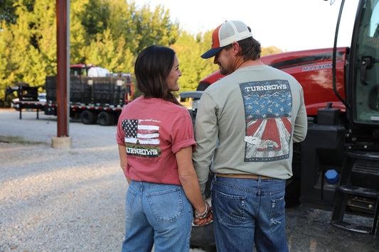 Farm Flag Scene Long Sleeve