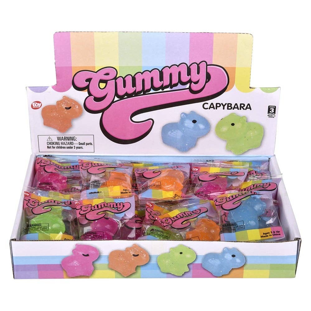 1.5" Gummy Capybara Squishy