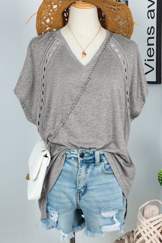 Chloe Crochet Lace Top