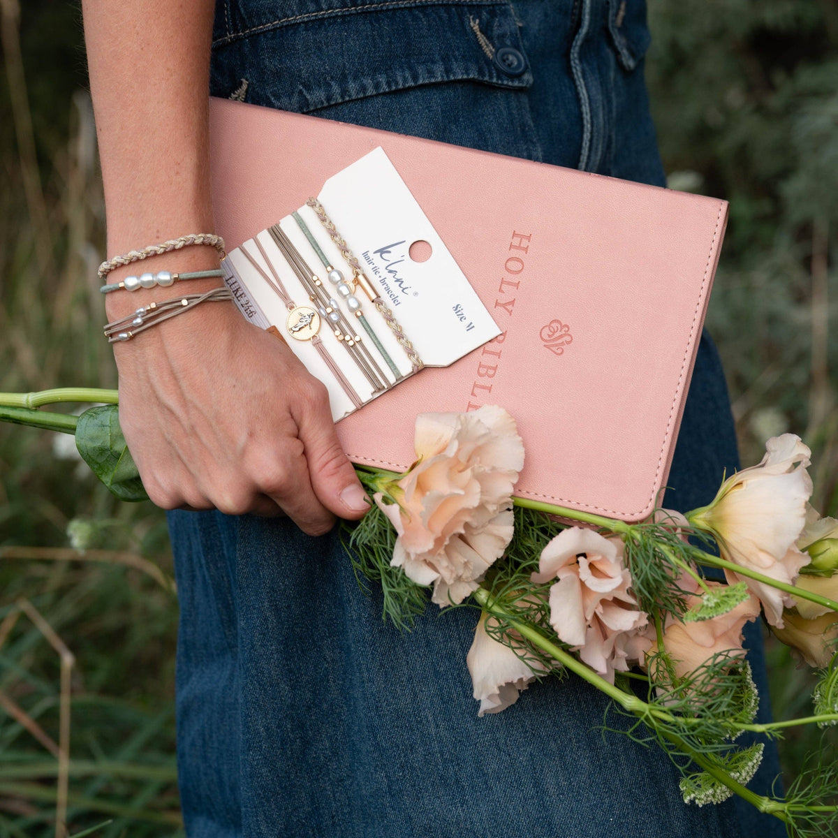 "Risen" Warm Neutrals Hair Tie Bracelets