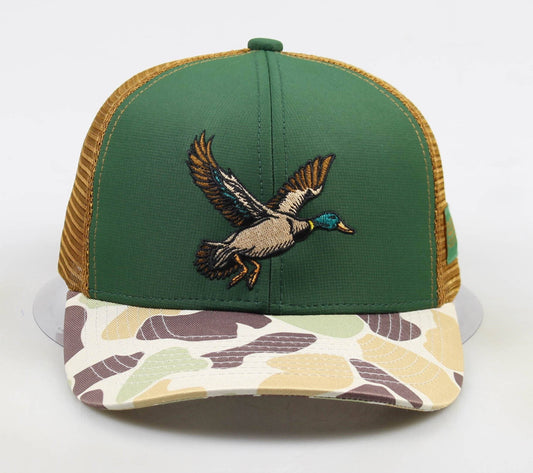 Flying Mallard Camo Trucker Hat