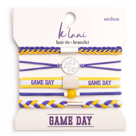 "Game Day" Hair Tie Bracelets