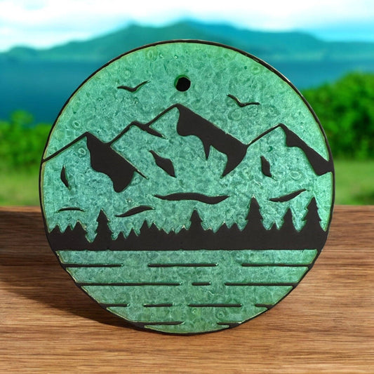 Mountain Scene Freshie