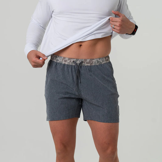 Athletic Shorts- Grizzly Grey