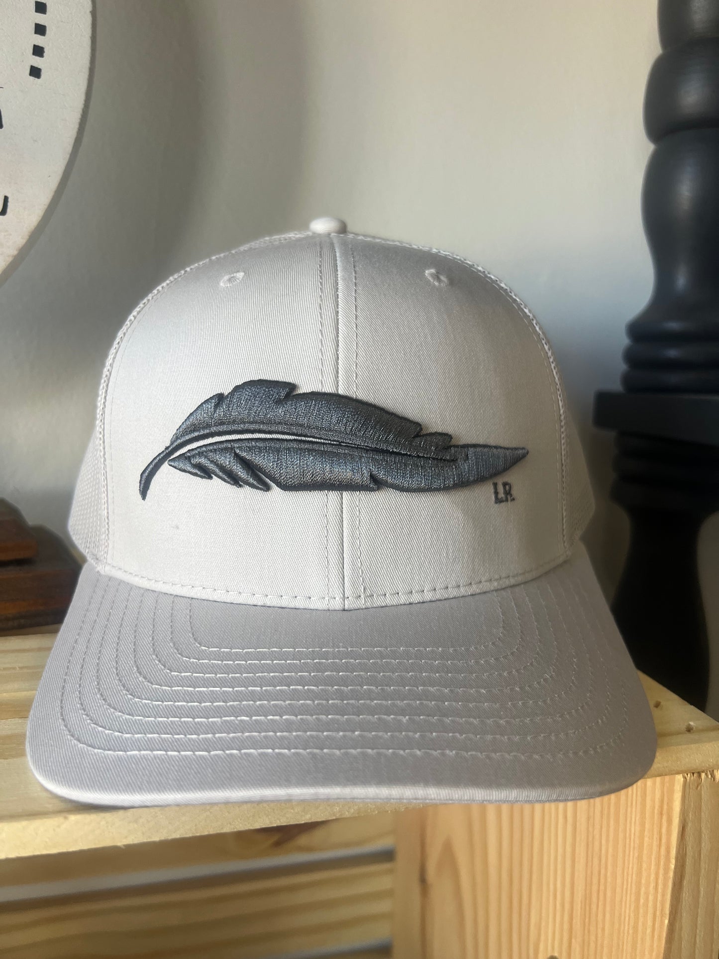 LR Raised Feather Hat