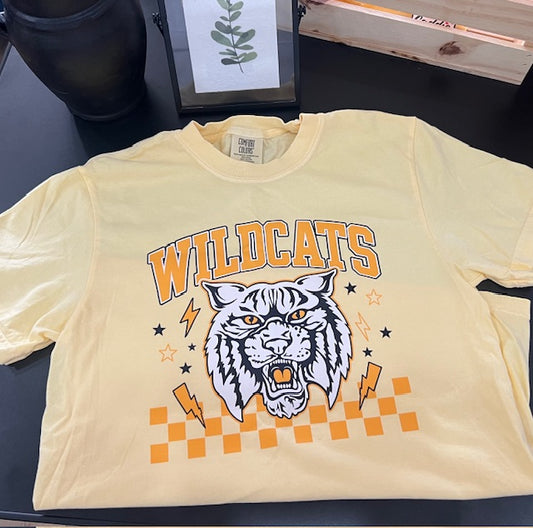 Yellow Wildcat Tee