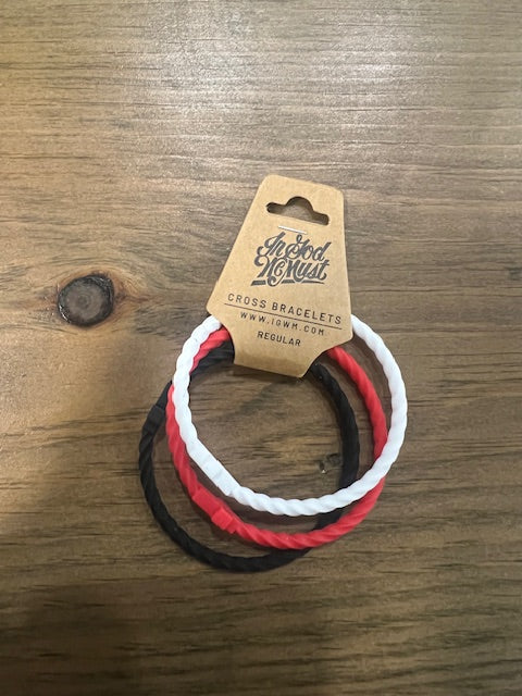 In God We Must Cross Bracelets