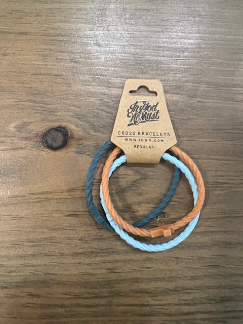 In God We Must Cross Bracelets