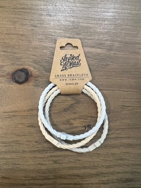 In God We Must Cross Bracelets