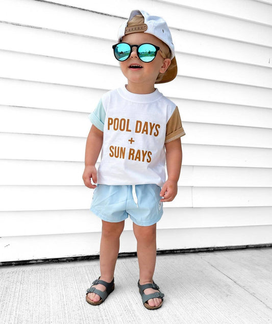 Pool Days + Sun Rays Youth TShirt