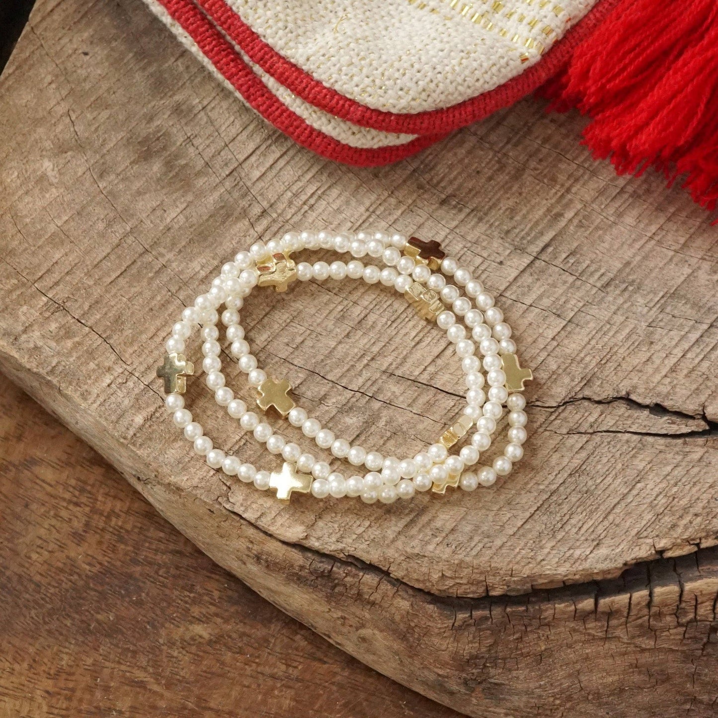 Cross Bracelet Stack