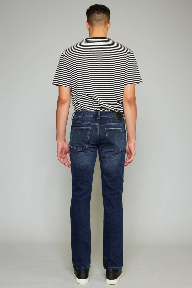 Mens Slim Straight Leg Jeans