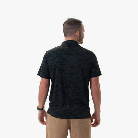 Performance Polo- Black Camo