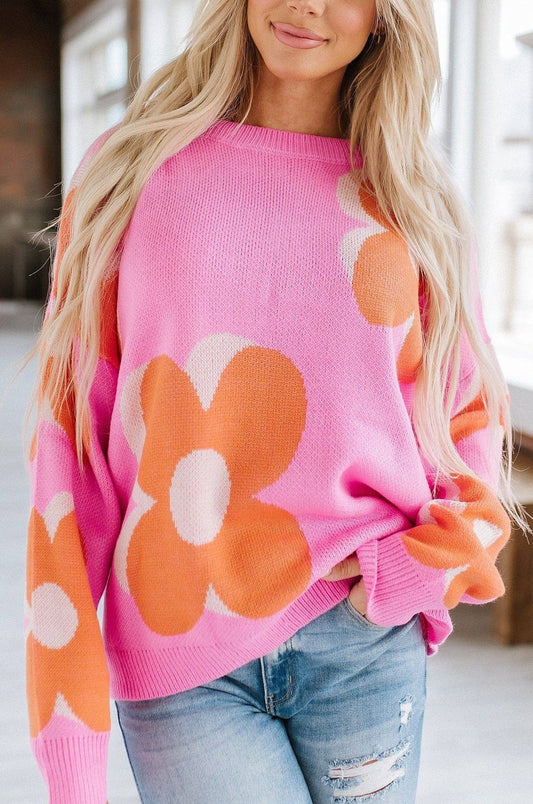 Asher Flower Sweater