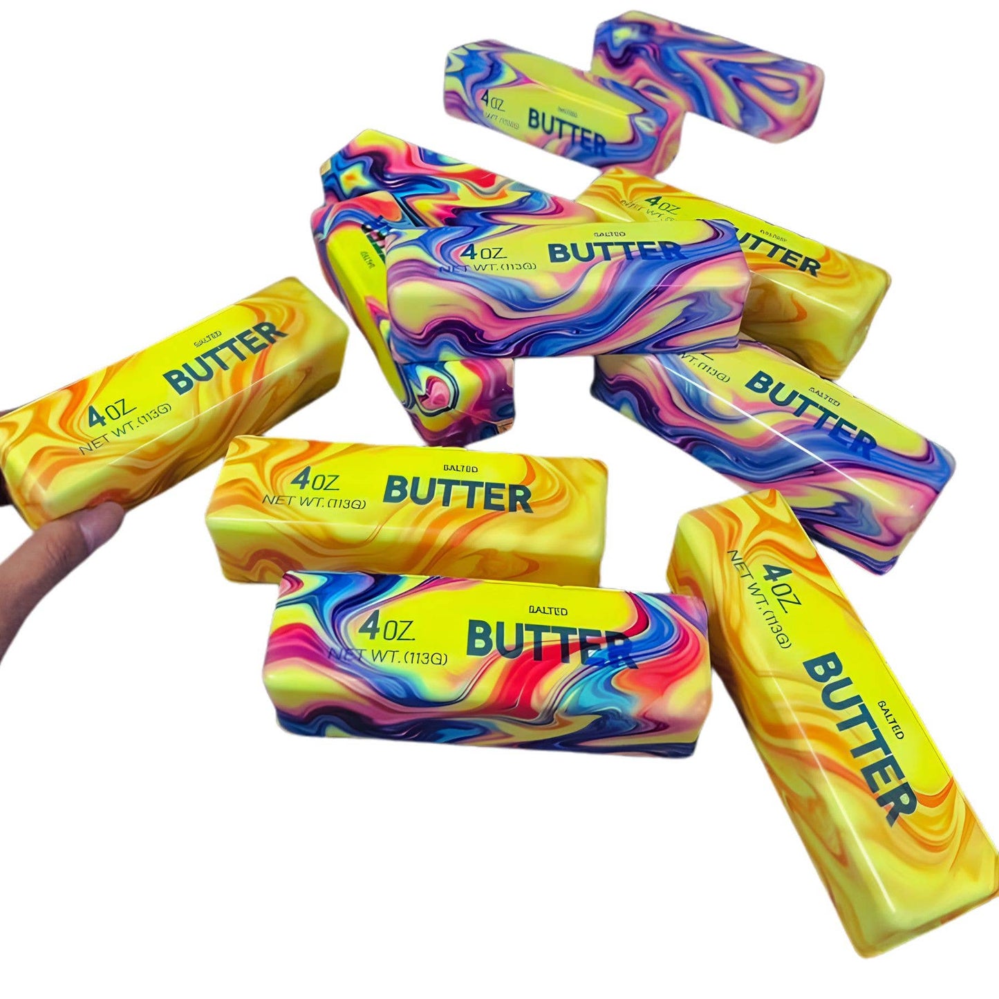 Tie Dye Butter Squishy – Viral “Looks Like Butter” Stress