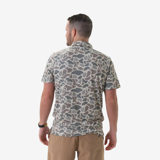 Performance Polo- Classic Deer Camo