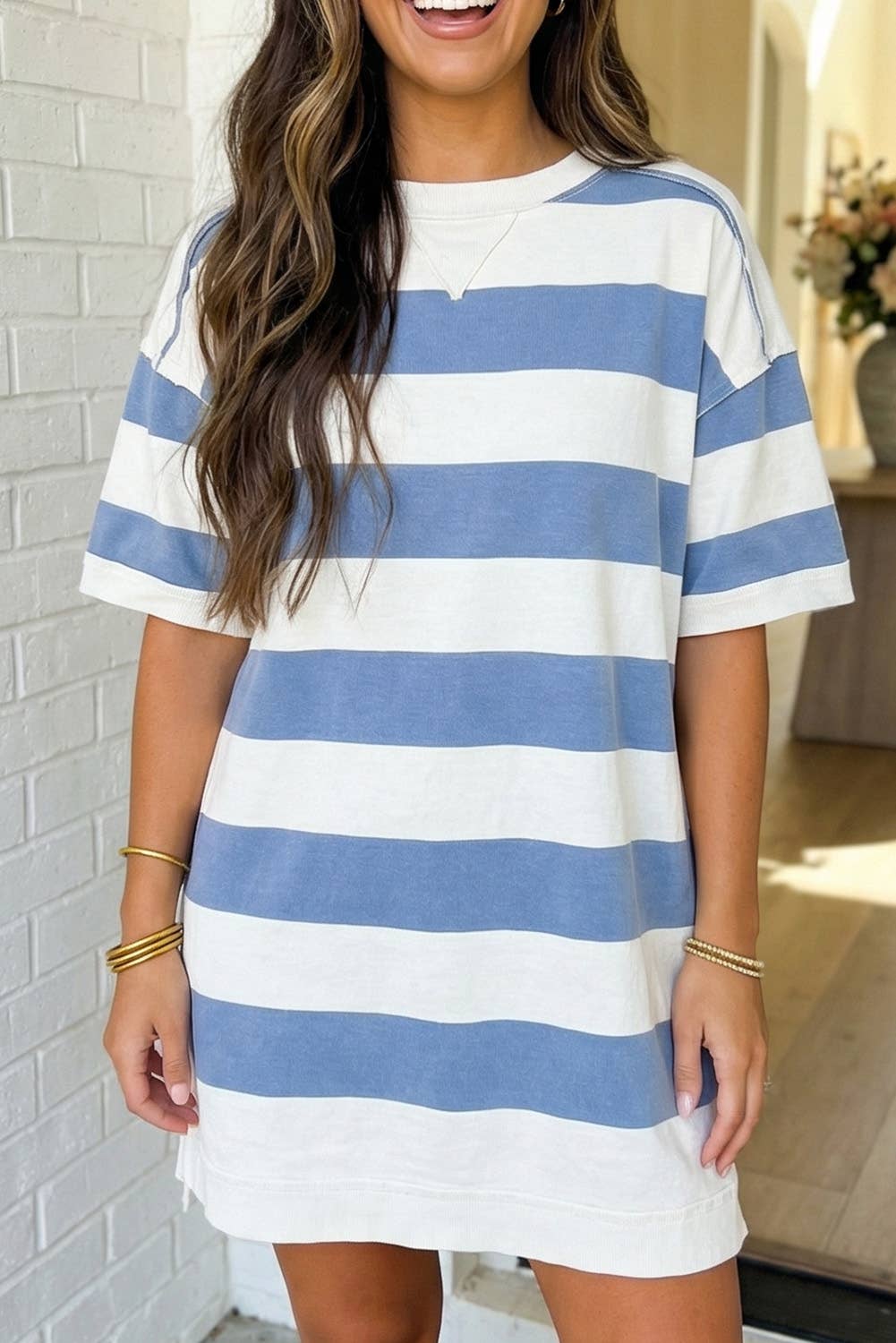 Stripe Tee Dress