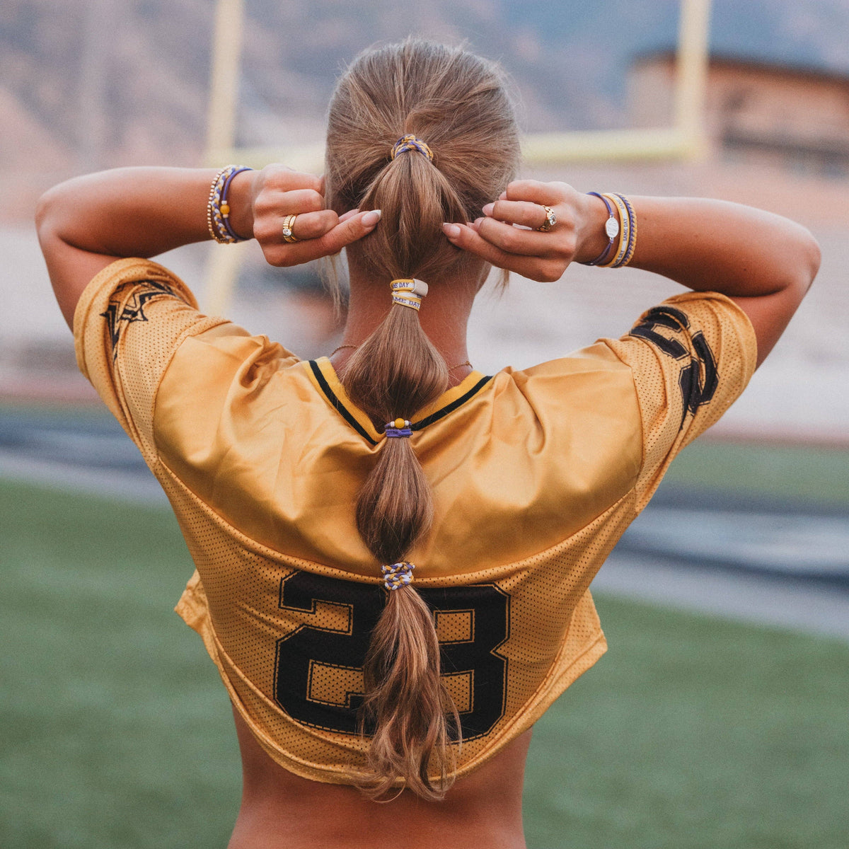 "Game Day" Hair Tie Bracelets