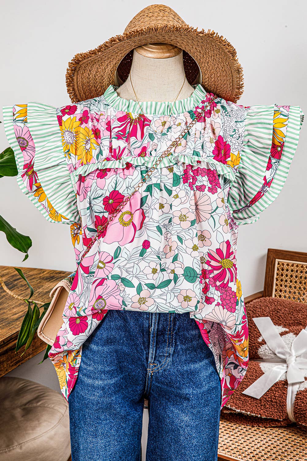 Pink Peony Top