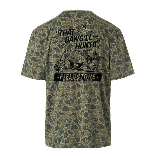 backwoods camo tee That Dawg'll Hunt