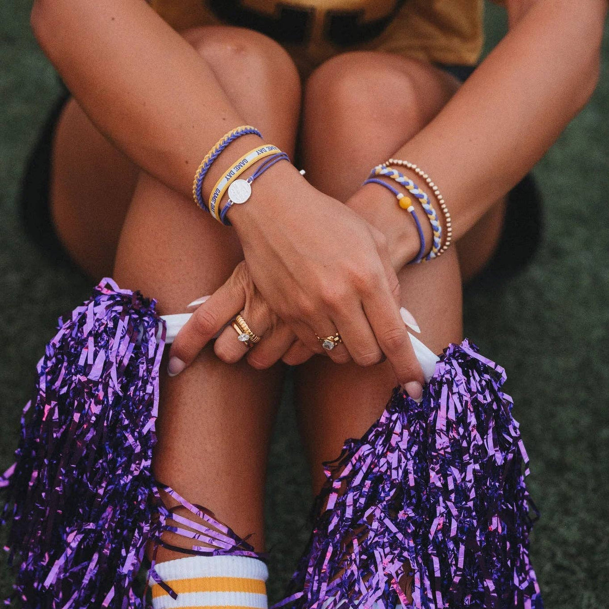"Game Day" Hair Tie Bracelets