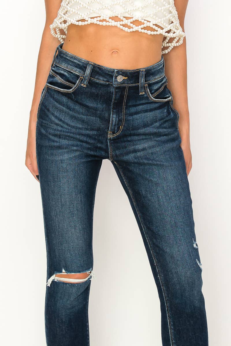 HIGH RISE SKINNY JEANS