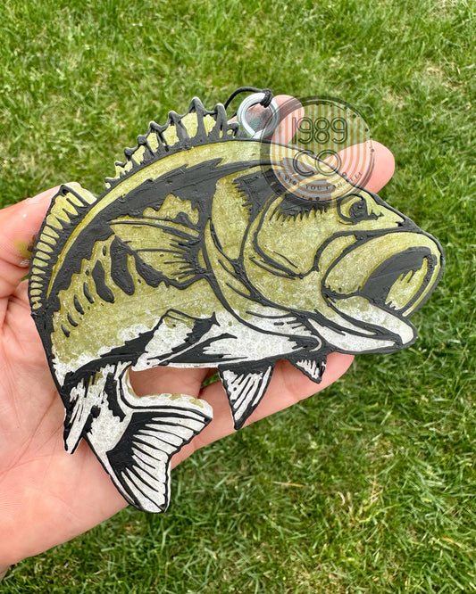 Bass Fish Car Freshie