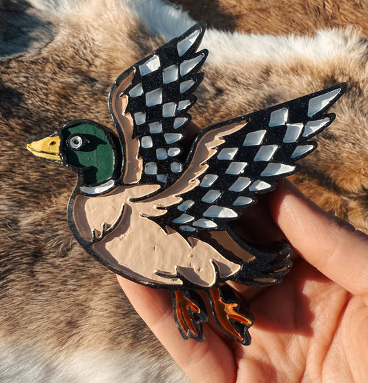 Checkered Mallard Car Freshener 