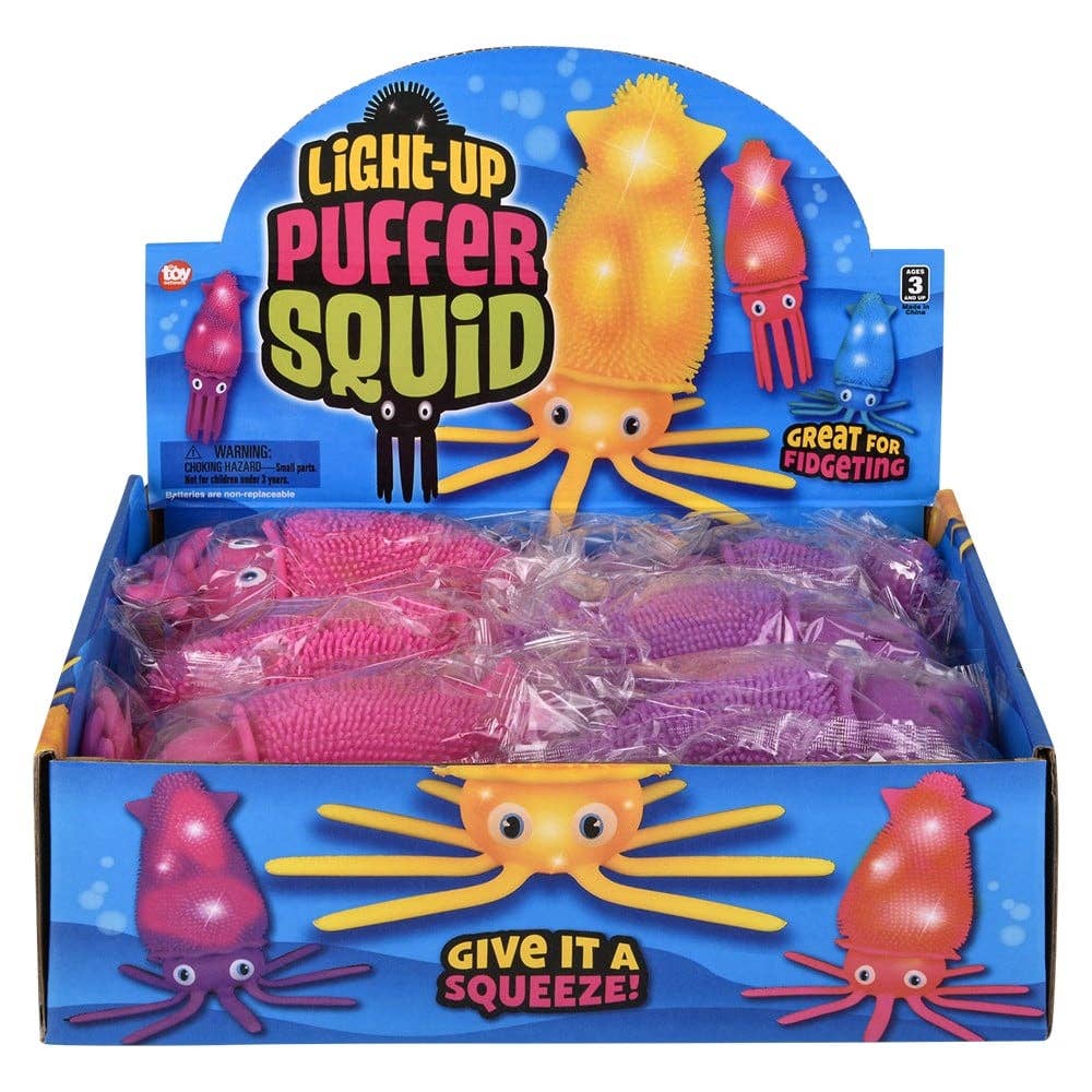 7" Light-Up Squid Puffer