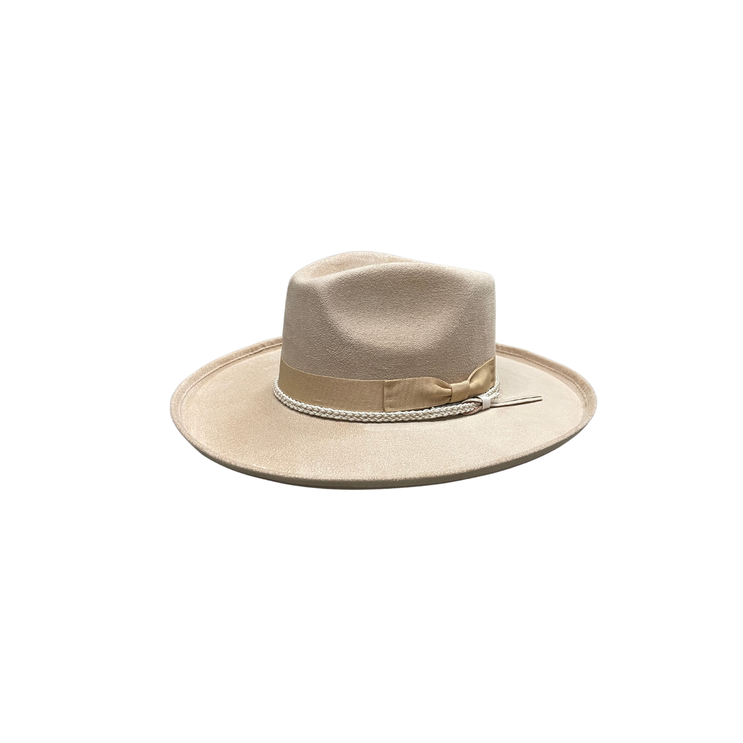 Brooke Vegan Pencil Curl Stiff Brim Fedora Hat W Accessories