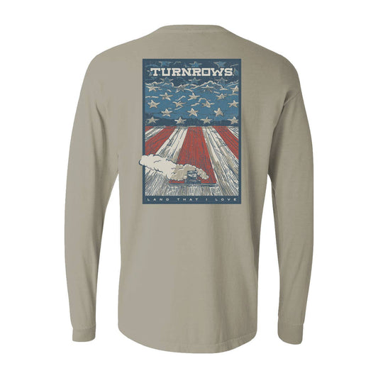 Farm Flag Scene Long Sleeve