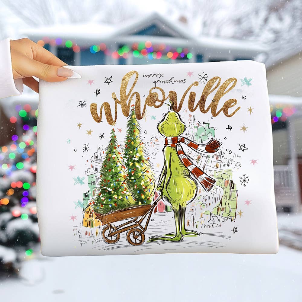 Christmas Ville DTF Heat Transfer