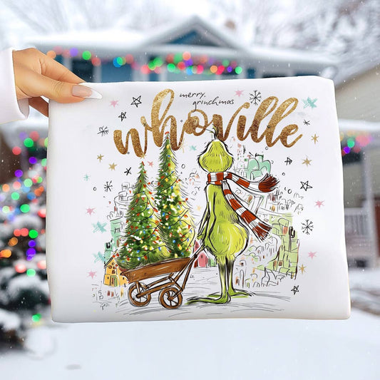 Christmas Ville DTF Heat Transfer